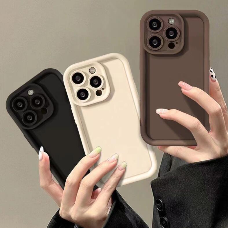 Ốp lưng Oppo Reno 11f 11 10 Pro 8t 8z 8 7 7z 6 5 4 3 6z F11 Pro F9 Pro A93 A94 A91 Thickened edge Frosting non-slip silica gel soft phone case