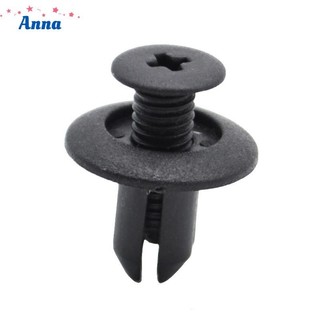 【Anna】Fastener clips Cover Push pins Accessory Black Decor Rivet Replacement
