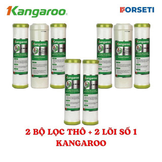 Combo 2 bộ lọc thô 123 + 2 lõi số 1 cho máy Kangaroo hàng chính hãng