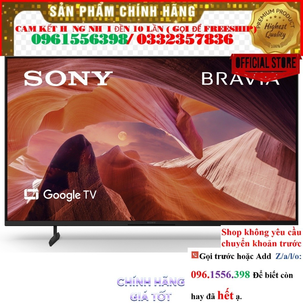 Google Tivi Sony 4K 43 inch KD-43X80L @Sale