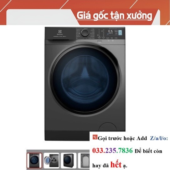 Máy giặt Electrolux Inverter 11Kg EWF1142R7SB model 2022 Ultimate Care 2 700 <<Hãng
