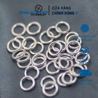🔥 GIÁ BUÔN 🔥 10 khoen tròn trắng 5mm - PH498