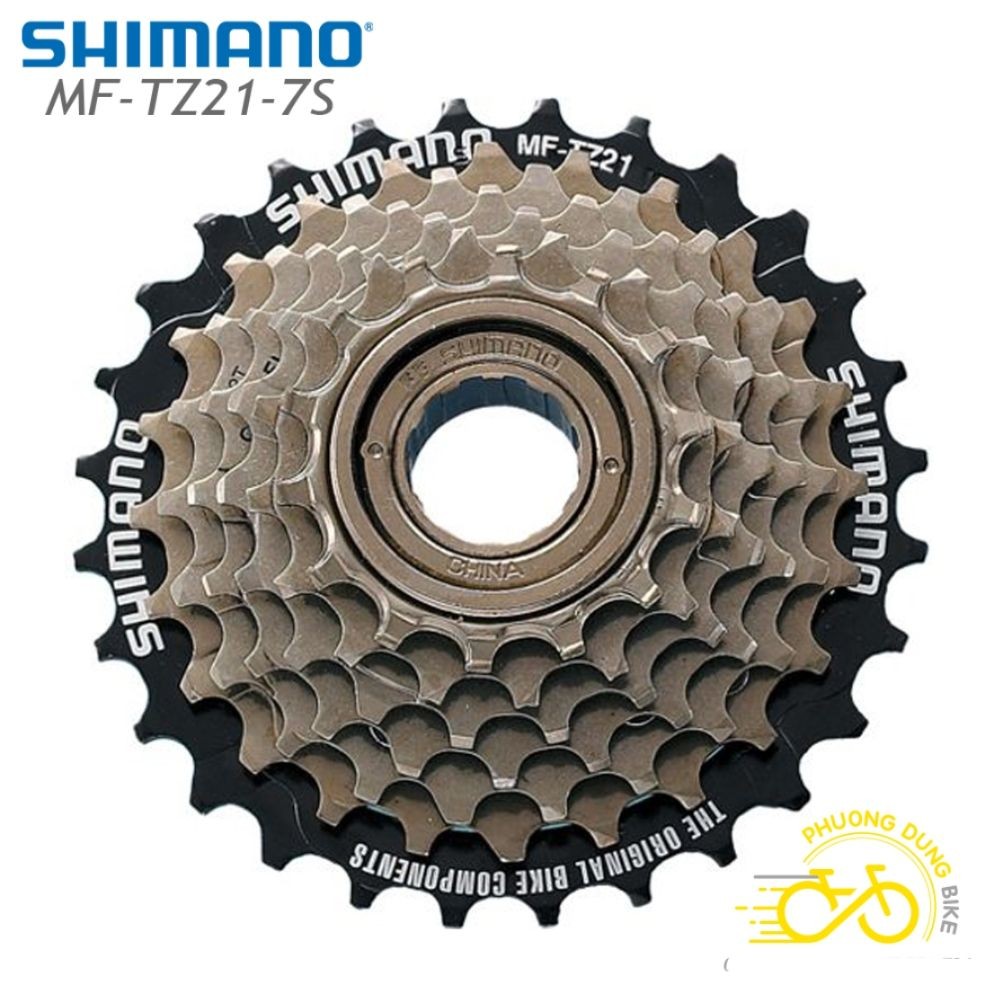 Líp vặn líp 7 xe đạp SHIMANO MF TZ21 - Hàng chính Hãng