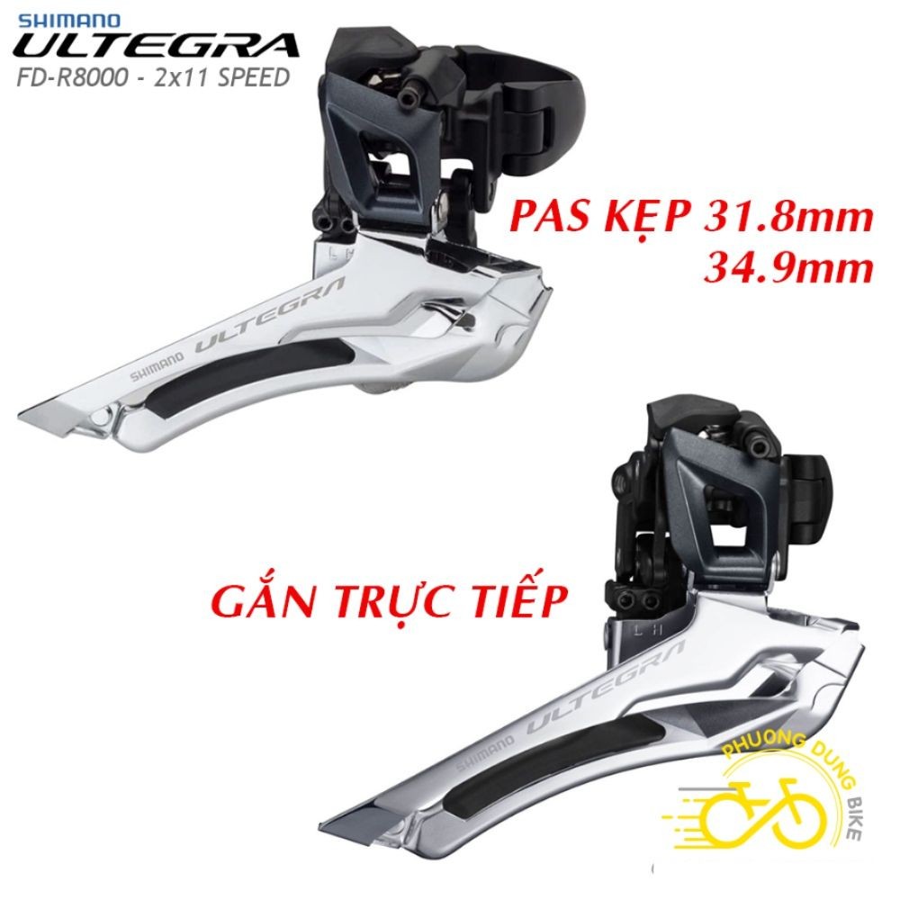 Sang đĩa (Sang đề trước) xe đạp SHIMANO ULTEGRA FD R8000 - Hàng chính Hãng