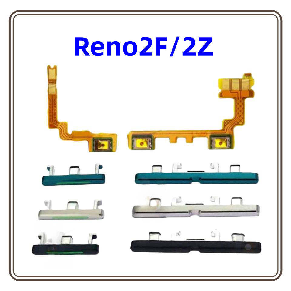 Nút âm lượng Công tắc nguồn Nút tắt Cáp mềm cho OPPO Reno 2F 2 F CPH1989 1989 Cáp mềm