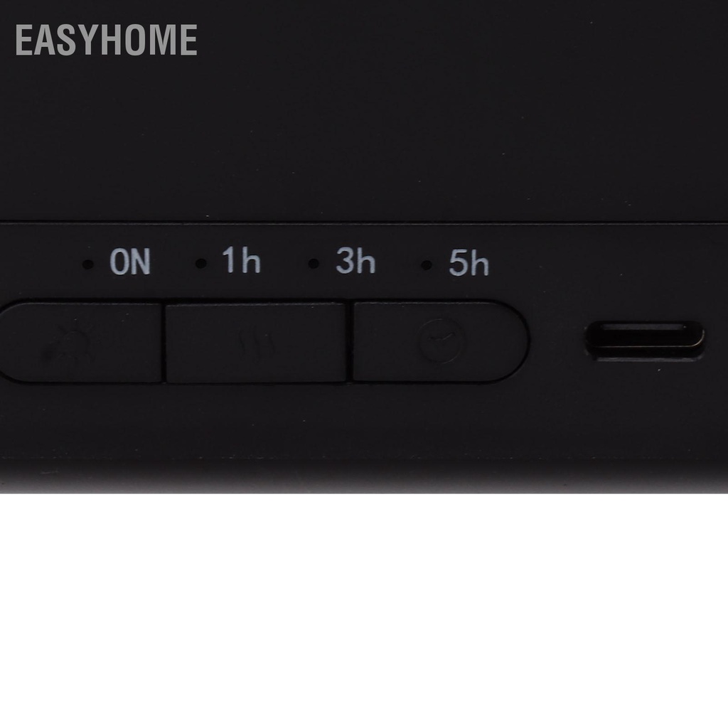 EasyHome Máy tạo độ ẩm khuếch tán hương thơm ngọn lửa mô phỏng không khí chữa cháy 7 màu cho phòng ngủ tại nhà Văn Yoga