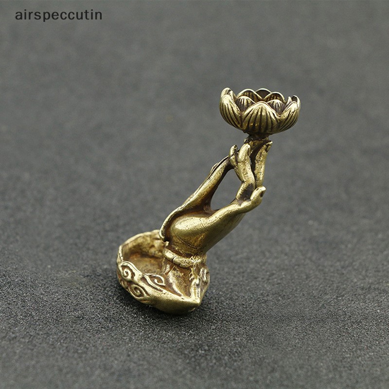 Thác Khói Trầm Hương Bằng Đồng Nguyên Chất Hình Hoa Sen