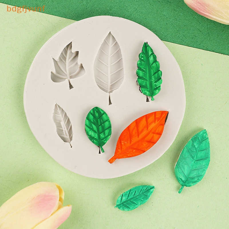 Khuôn Silicon Làm Bánh Kẹo Hình Chiếc Lá diy vn