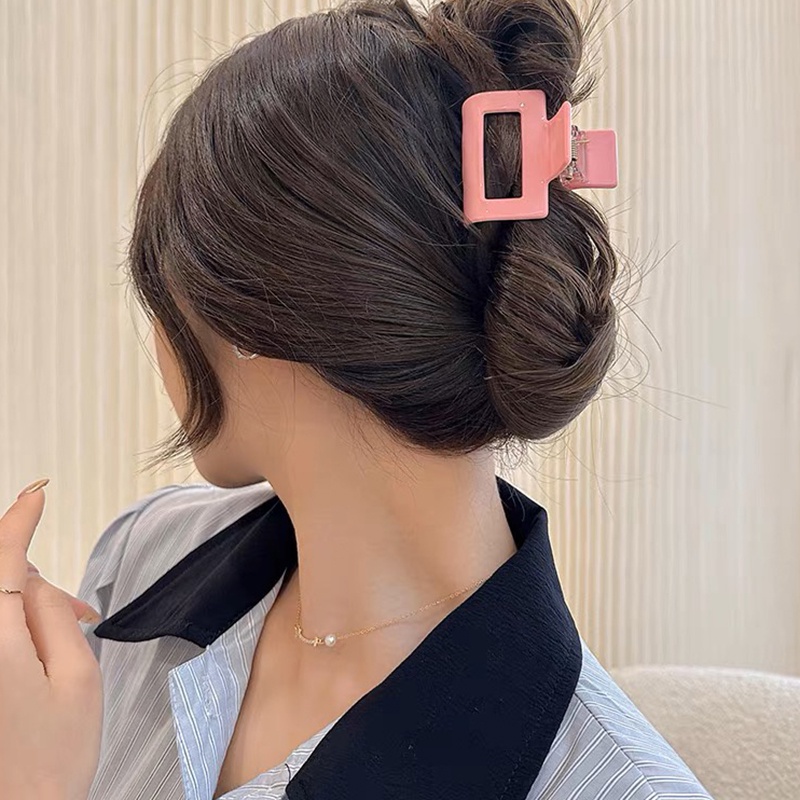 Kẹp Tóc Mini Hình Vuông Dễ Thương Phong Cách Hàn Quốc Cho Nữ YR