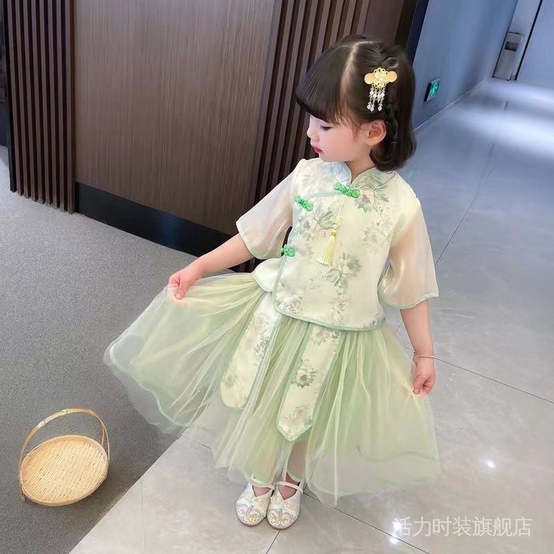 Bộ Hán Phục Hai Mảnh Phong Cách Công Chúa Trung Hoa zuihu001.vn92 Cho Bé Gái
