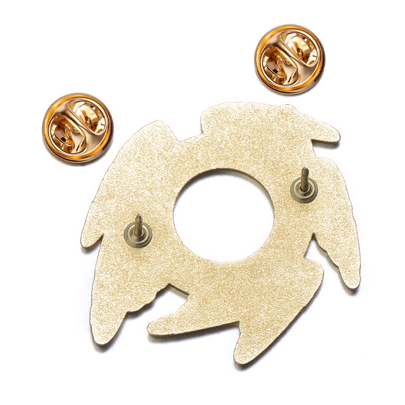 Huy Hiệu Cài Áo Hình Đôi Cánh Thiên Thần Ác Quỷ Thời Trang