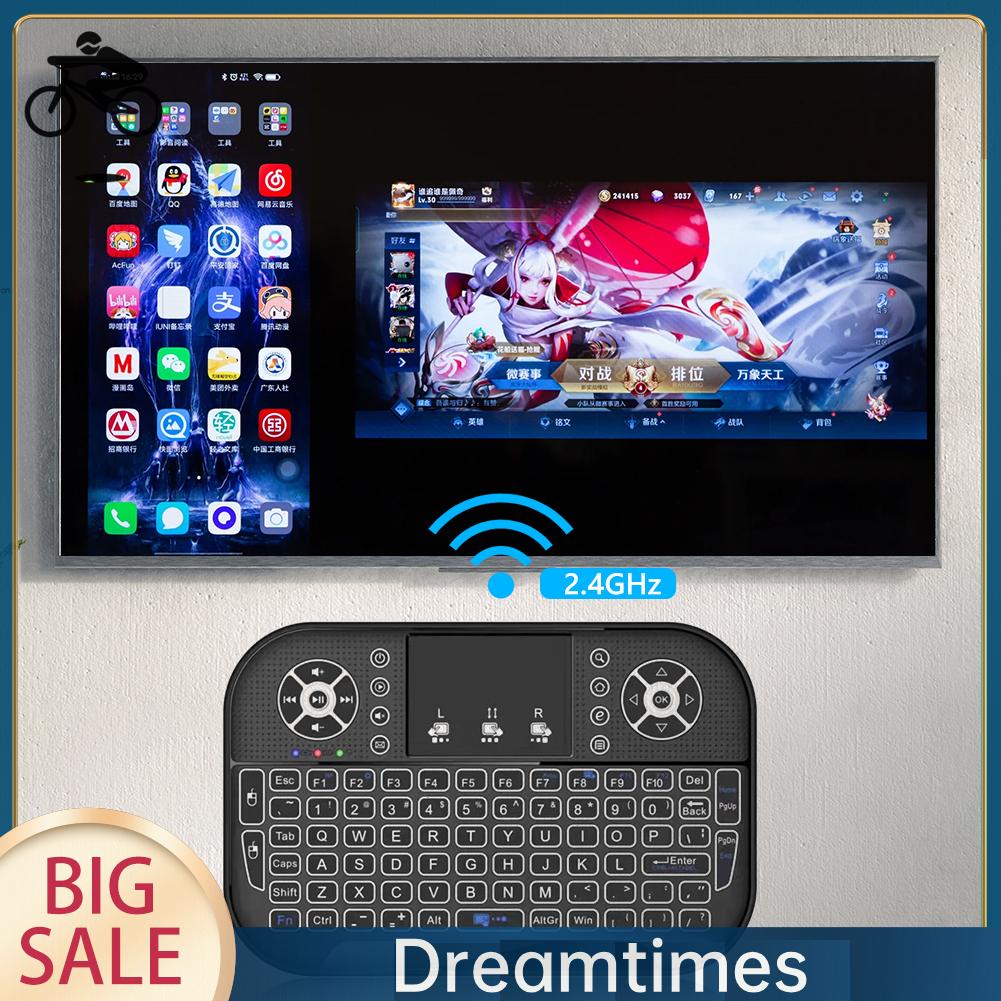 Bàn Phím Không Dây bluetooth 2.4g 1.vn Dùng Cho tv box