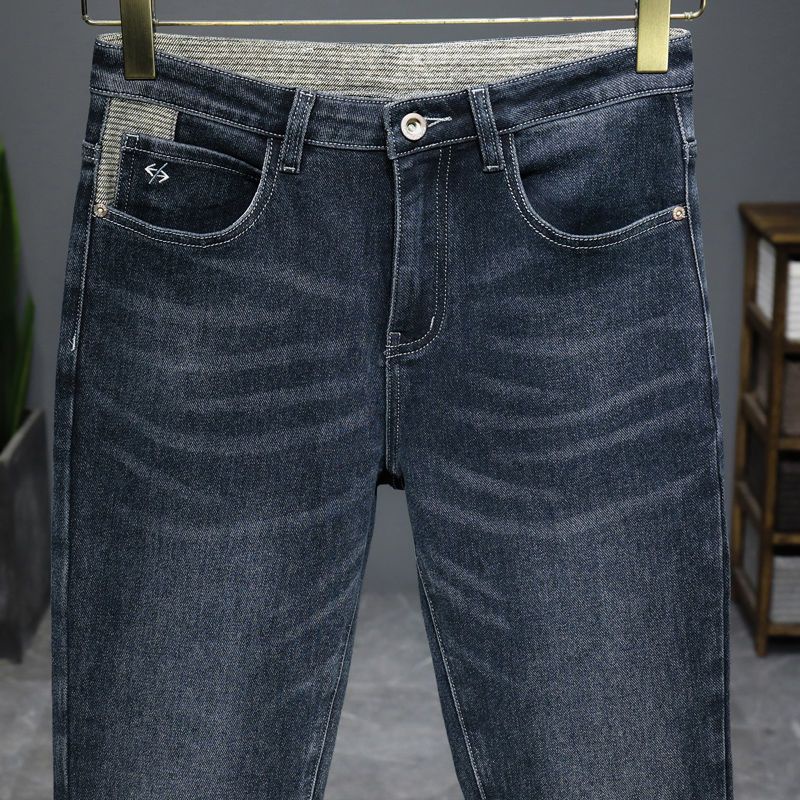 Quần jeans Lưng Vừa Thêu Họa Tiết Thời Trang Cho Nam