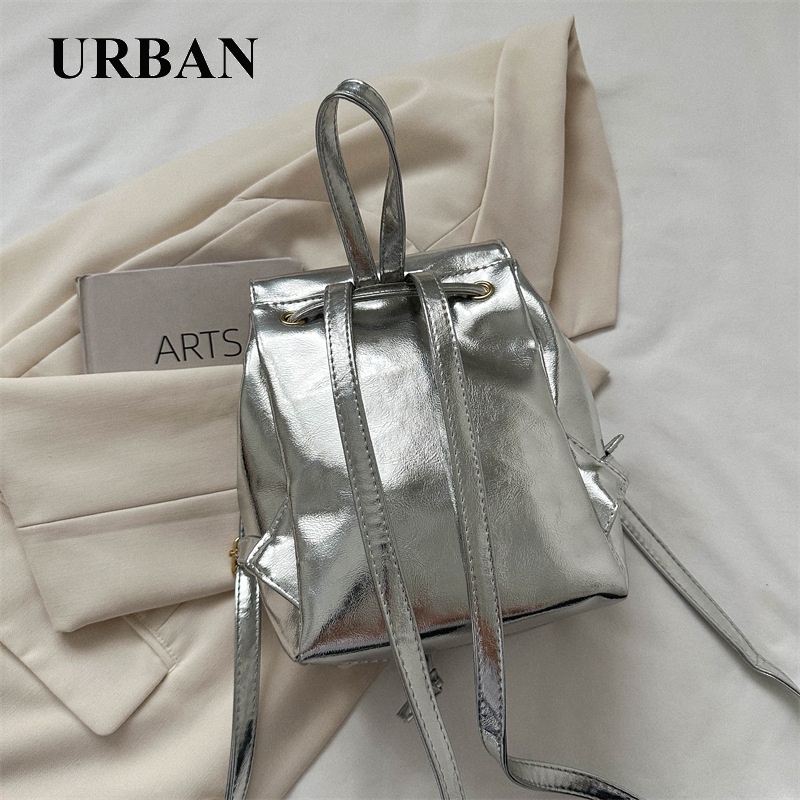 URBAN Balo cặp đi họcThời trang Tiện dụng Da Pu Trơn 2023 NEW GSJ09M 36Z230904