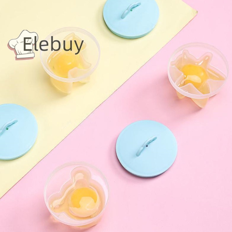 Khuôn Silicon Hấp Trứng Chịu Nhiệt Độ Cao Hình Hoạt Hình Có Nắp Đậy Cho Bé