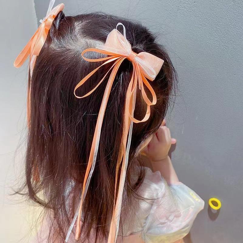 Set 2 Kẹp Tóc Nơ Tua Rua Cho Bé Gái YR