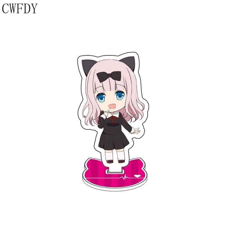Mô hình Standee New Anime Kaguya-sama: Love Is War Shinomiya Kaguya Fujiwara Chika Arcylic Stand decor góc học tập