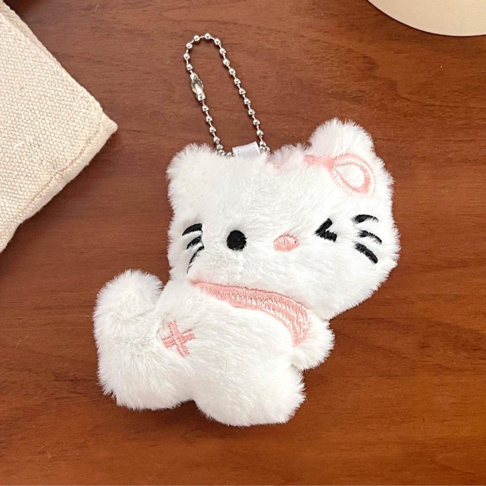 Móc Khóa Hình Mèo lotso Nhồi Bông Mềm Mại Đáng Yêu Ốp