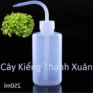 Bình tưới vòi cong 250ml - Bình tưới sen đá, xương rồng