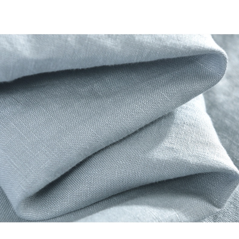 Quần Dài Nam 9 Tấc 100% Vải Lanh Dáng Rộng Có Dây Rút Phong Cách retro