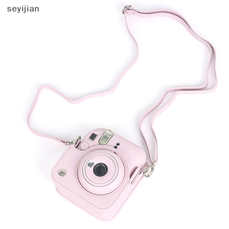 Túi Da pu Đựng Máy Ảnh instax mini 12 Có Dây Đeo Vai