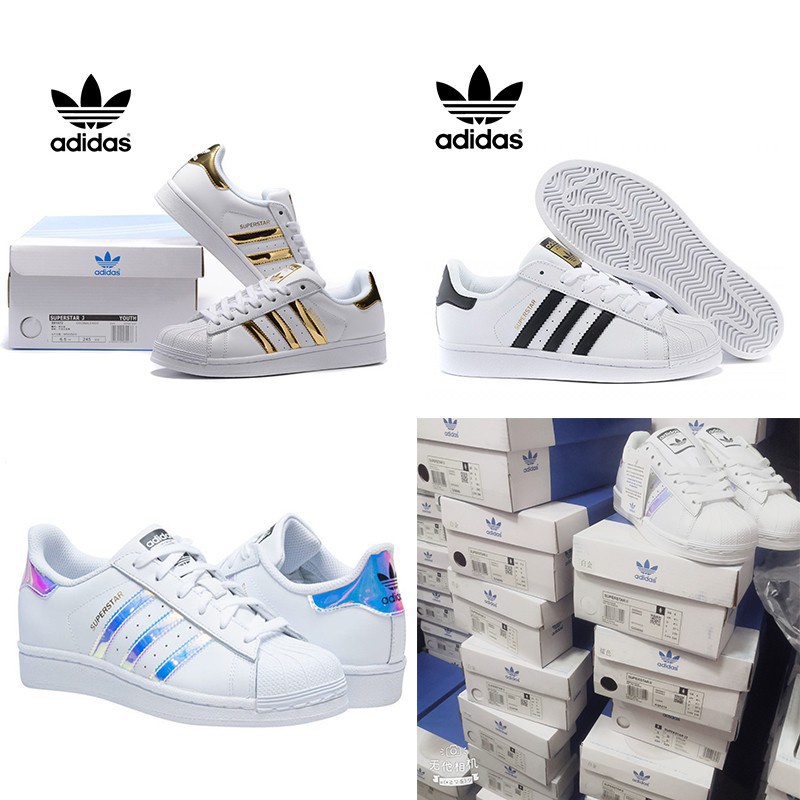 Giày Thể Thao adidas superstar Chính Hãng 36-44 bcp7 100% 36-44 bcp7
