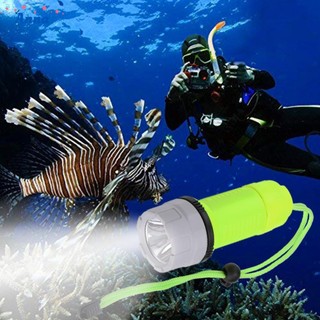 【Anna】Strong Light 3 Modes Diving Flashlight Torch Durable Lamp Led Lighting