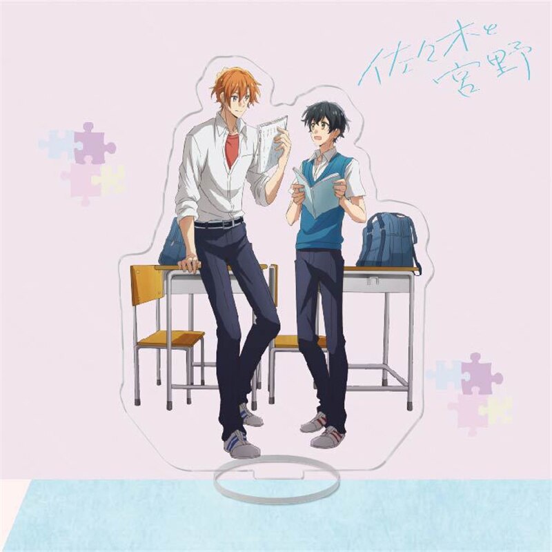 Mô hình Standee BL Anime Sasaki to Miyano Acrylic Manga Anime BL Nhật bản Yaoi Đam Mỹ phụ kiện trang trí để bàn