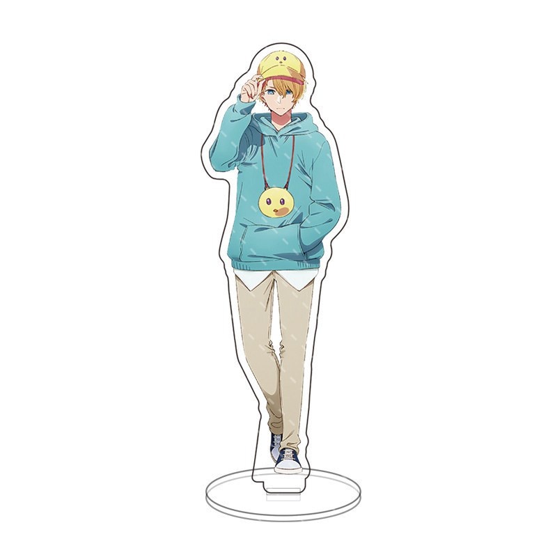 Mô hình Standee Oshi no Ko Ai Hoshino Aqua Ruby Gorou Miyako Anime góc học tập để bàn làm việc cao 15cm