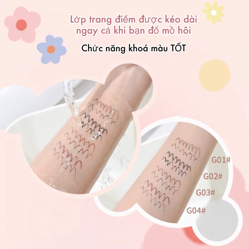 Bút kẻ mắt eyeliner 2  đầu GOGO TALES tiện dụng lâu trôi nội địa trung HL588 .