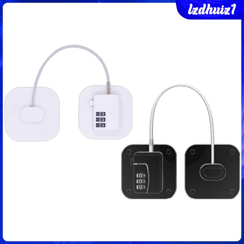 Khóa Tủ Lạnh Không Chìa Khóa Mật Khẩu Ba Số An Toàn Cho Bé