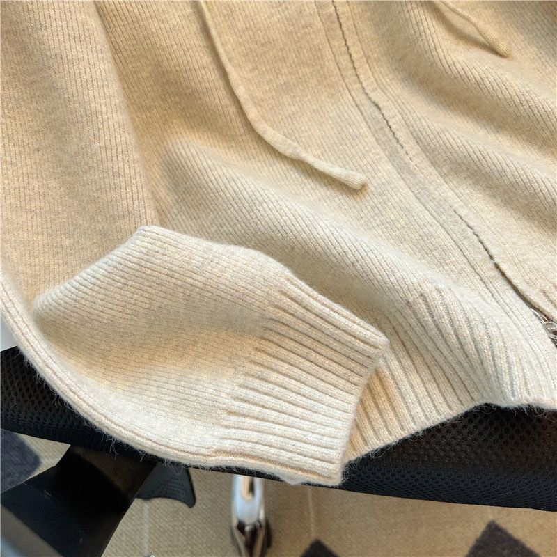 Áo Khoác sweater Có Mũ Trùm Dáng Rộng Dày Dặn Phong Cách retro Nhật Bản Thời Trang Thu Đông Cho Nữ