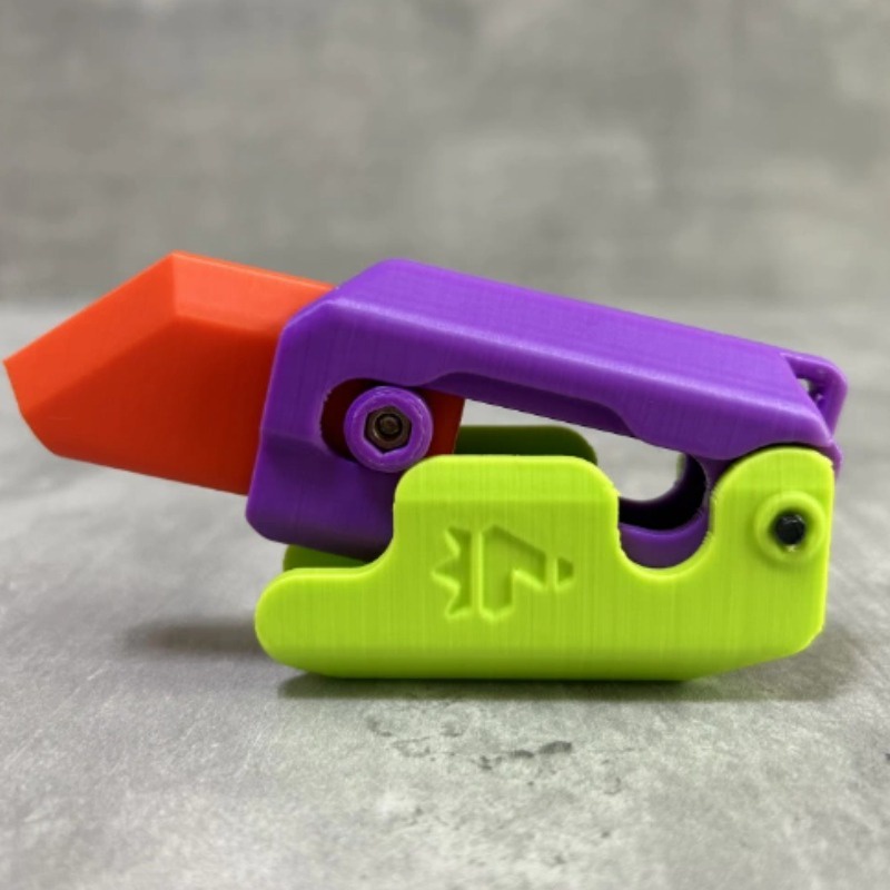 Đồ Chơi Dao Nhựa Nhấn Giảm Căng Thẳng In 3d mini Dễ Thương Làm Quà Giáng Sinh Cho Bé Trai