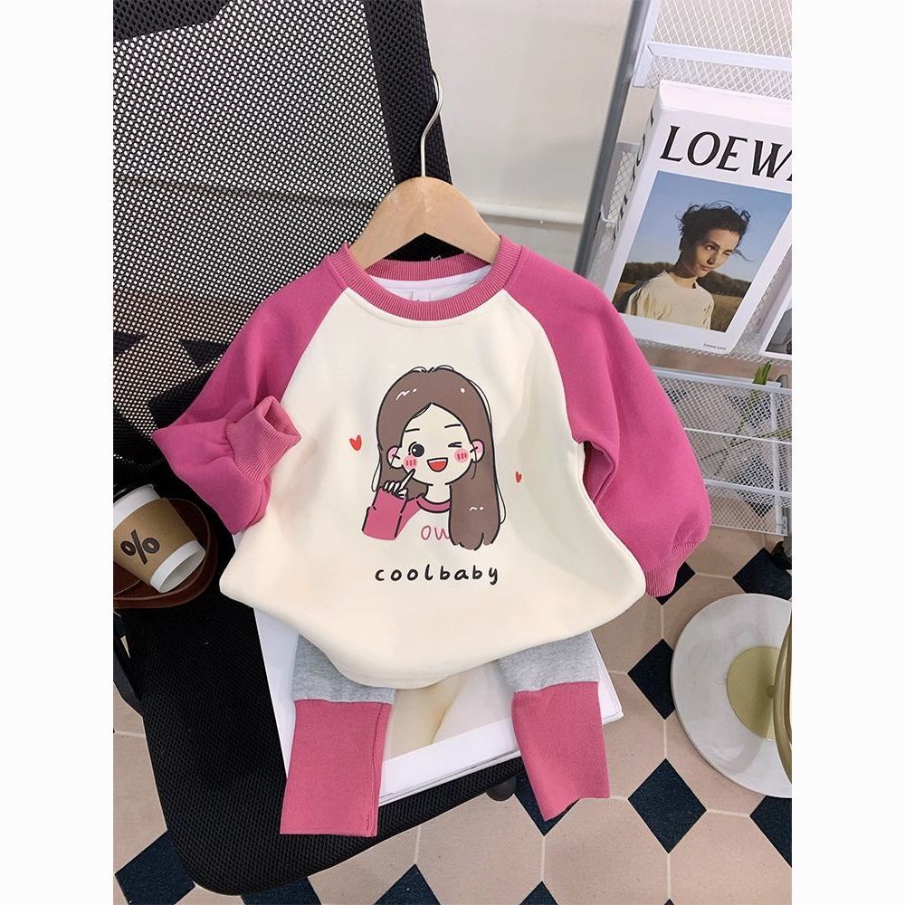 Bộ Đồ Thời Trang Mùa Thu Xinh Xắn Dành Cho Bé Gái