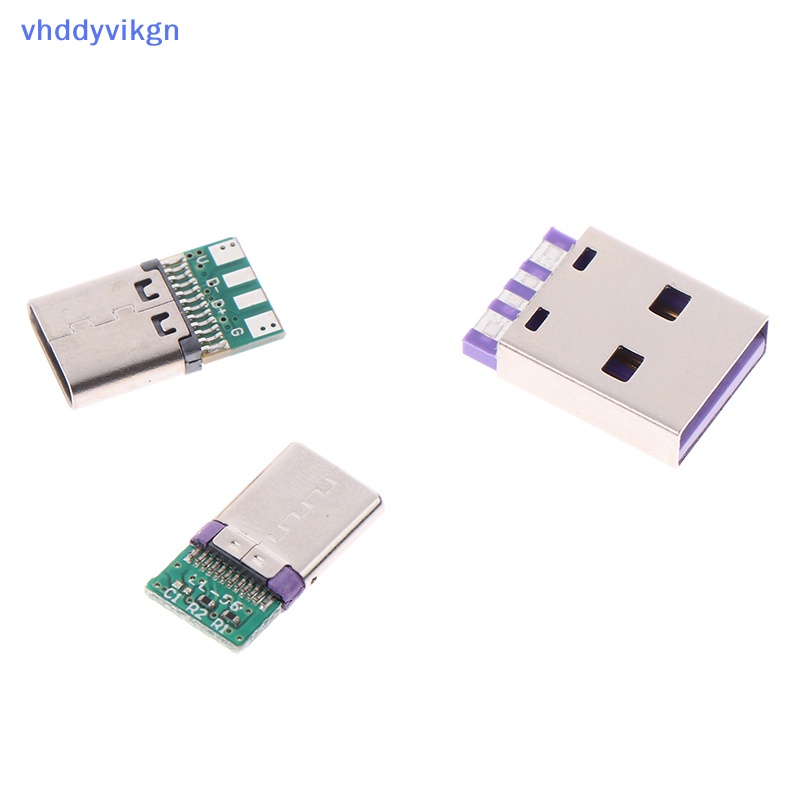 Vhdd Bảng Mạch Hàn 12 / 24 Pin female / male c Sang Cáp & adapter Hỗ Trợ pcb 5 Đầu usb 3.1 type c vn
