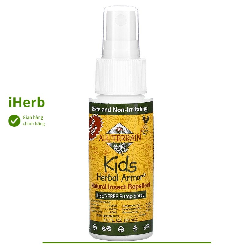Xịt chống muỗi  All Terrain của Mỹ - iHerb Việt Nam