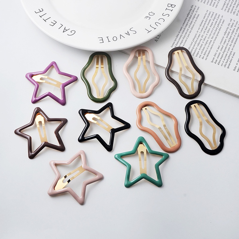 Kẹp Tóc Hợp Kim Hình Ngôi Sao Đám Mây Thời Trang Cho Nữ