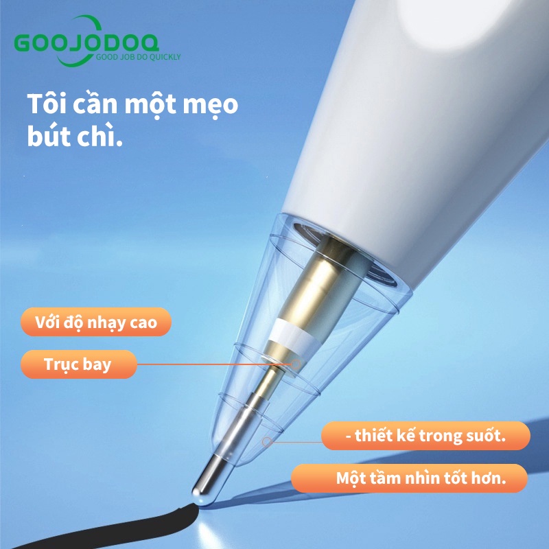Đầu bút cảm ứng goojodoq ngòi 3.0 3.5 4.0 thay thế bút vẽ thích hợp cho iPad 1/ 2