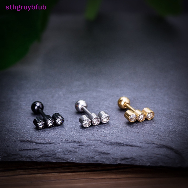 Sthb 1 Khuyên Tai Đinh Tán Hình Xương Xoắn Cá Tính Làm Quà Tặng Mới vn
