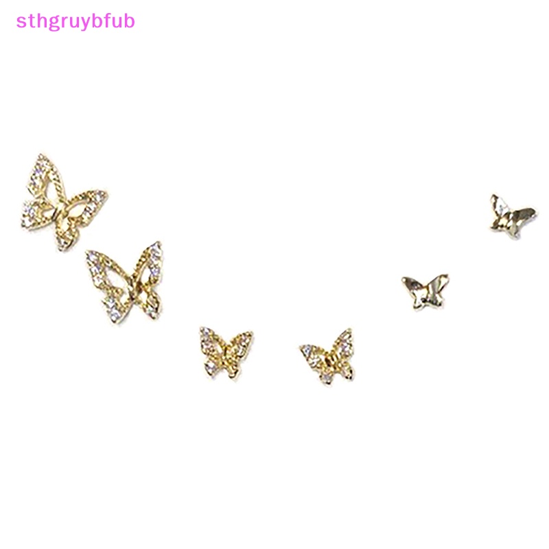 Sthb set 6 Khuyên Tai Đính Đá zircon Đơn Giản Cho Nữ vn