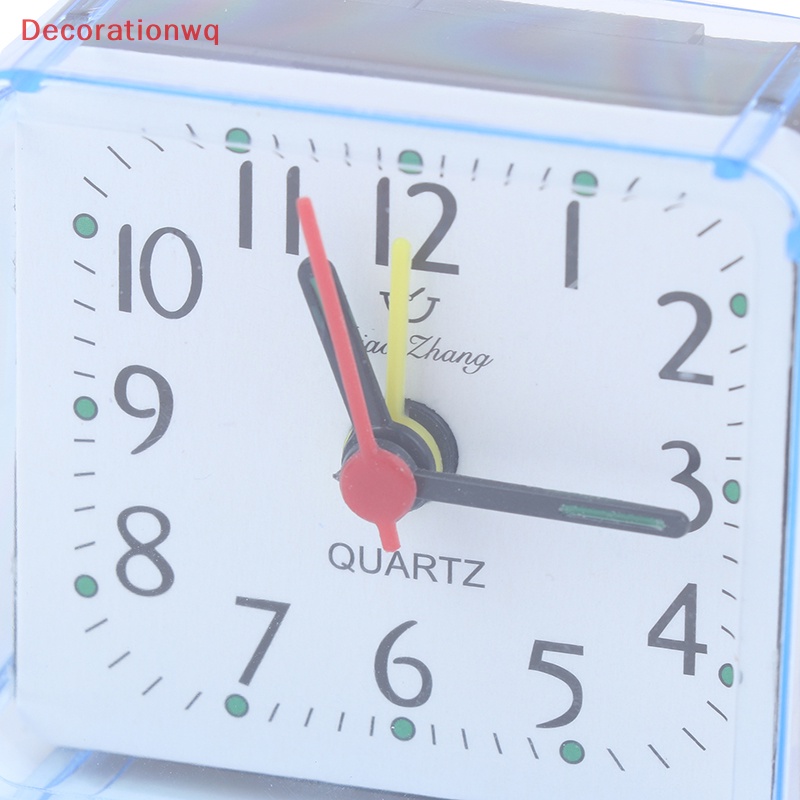 1 Đồng Hồ Báo Thức Để Bàn Hình Vuông mini Dùng Trang Trí Phòng Ngủ Mới