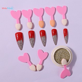 Set 10 cọ xốp đánh phấn mắt / phấn mắt dùng một lần tiện dụng