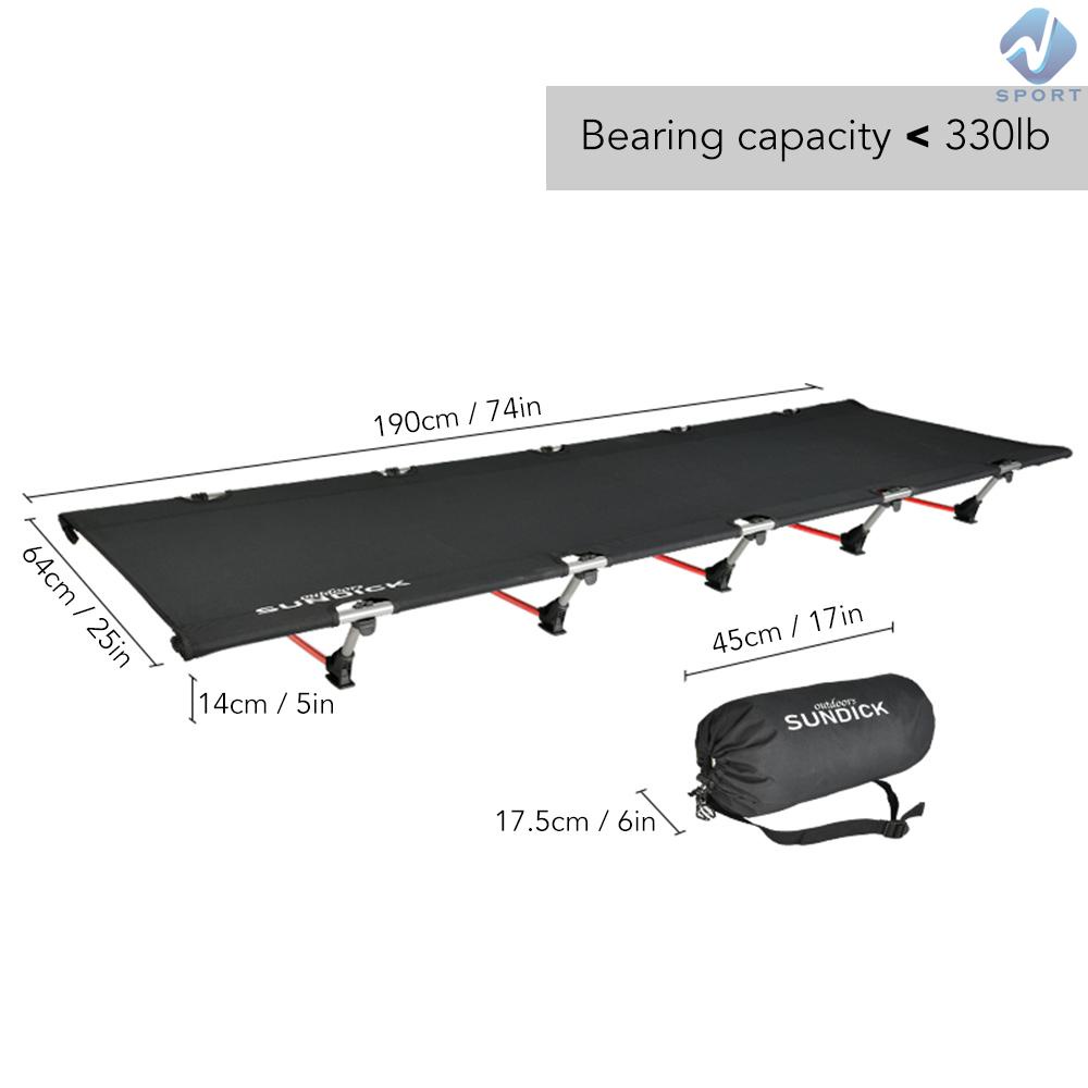 Giường Gấp 330lb Di Động Cho Hoạt Động Ngoài Trời