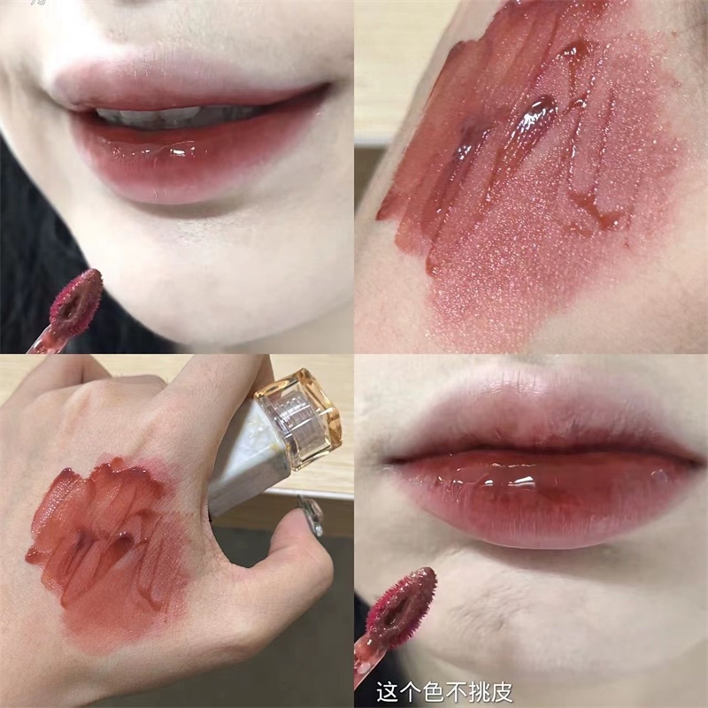Abpopa Son tint 3d Màu nude Dưỡng Ẩm Lâu Trôi Chống Nước