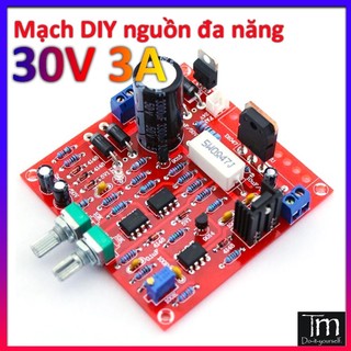 Mạch Nguồn Đa Năng Thí Nghiệm 0-30V 3A Tự Ráp