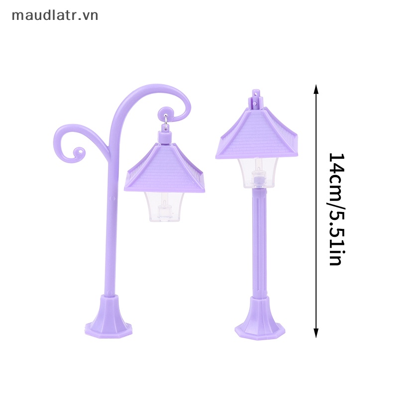 Mm Phụ Kiện Nhà Búp Bê Mô Hình Đèn Đường Mini Đế Nhỏ Trang Trí Tiểu Cảnh Sân Vườn Thần Tiên vn
