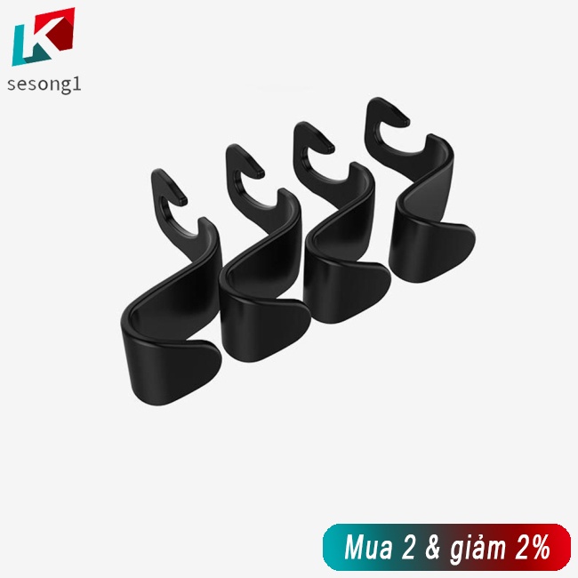 Móc Treo Đồ Gắn Lưng Ghế Xe Hơi Thiết Kế Sáng Tạo Đa Năng