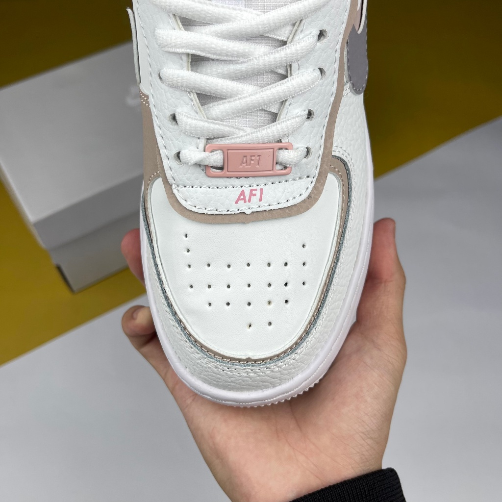 Giày AF1 Shadow Amethyst Ash. AF1 Shadow Trắng Móc Xám Hồng - Than.Shoes