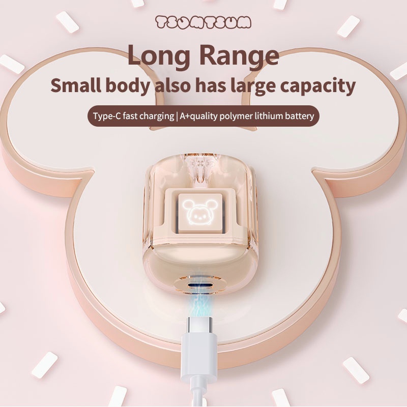 Tai Nghe Disney DN09 TWS Tai Nghe Bluetooth 5.3 Không Dây Âm Thanh Nổi HiFi, Hàng Chất Lượng Cao