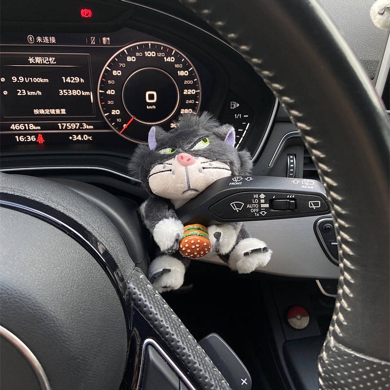 Car Huai Block Cover Decoration Lucifer Cat Car Turn Light Wiper Blade Creative Doll Decoration Car Decorations Female xgSJ